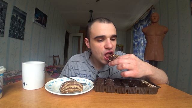МУКБАНГ/АСМР ВАФЕЛЬНЫЕ ТОРТИКИ в ШОКОЛАДЕ/ ПРЯНИКИ/ СГУЩЕНКА/КОФЕ/ОБЖОР/ДЕСЕРТ/EATING /ASMR/ Mukban
