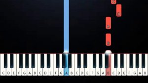 Giga Chad Theme (SLOW EASY PIANO TUTORIAL)