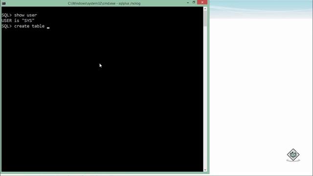 Oracle - SQL - Create Table смотреть онлайн
