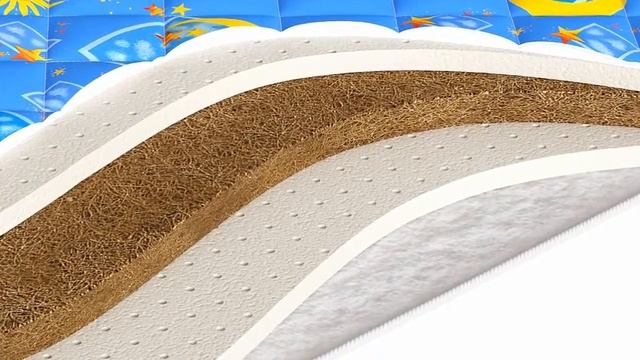 Детский матрас без клея Beautyson "Baby Medium" видео обзор смотреть онлайн