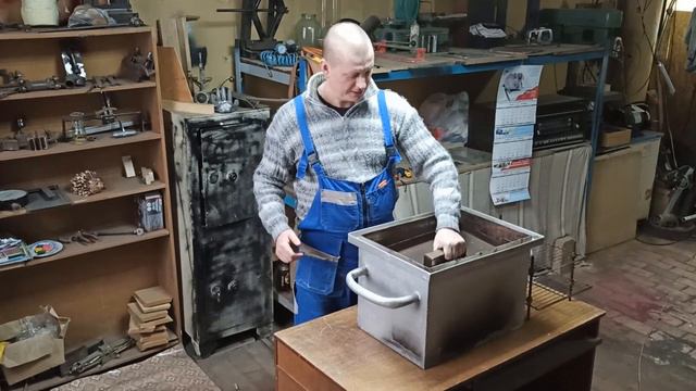 Простая Коптильня горячего копчения полный обзор как сделать смотреть онлайн