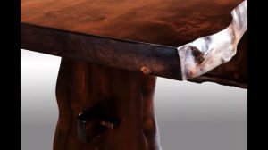 Крутая мебель из слэбов и спилов ручной работы.