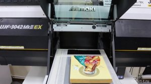 Печать икон с рельефным золочением на принтере Mimaki UJF-30