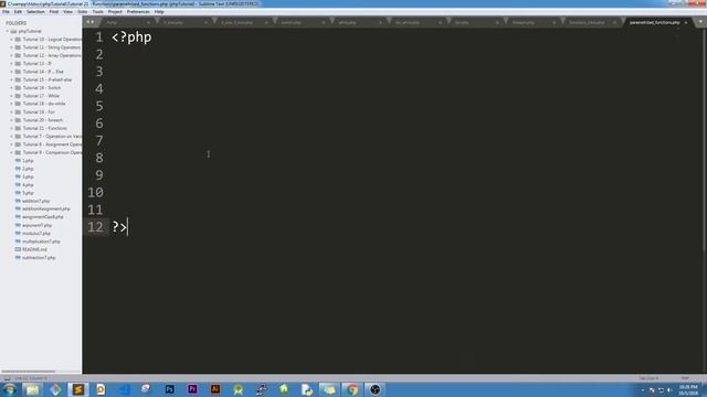 PHP Tutorial for Beginners Part 21 - PHP functions