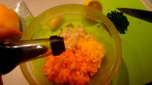 ТАРТАР из ЛОСОСЯ и МОРСКИХ ГРЕБЕШКОВ смотреть онлайн