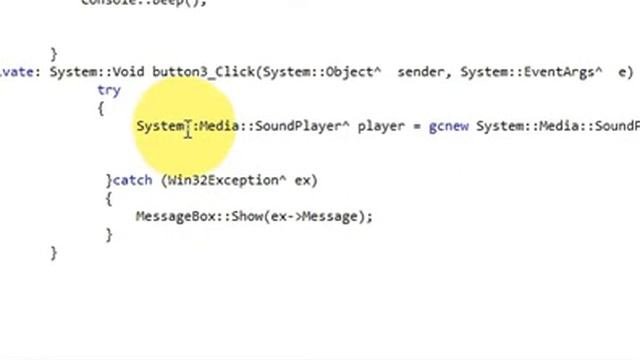 Visual C++ Tutorial 36 -Windows Forms Application: How To Play An Audio File