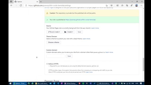 Hur du kopplar källkod till GitHub och aktiverar GitHub Pages för HTML-sidor (på svenska) смотреть онлайн