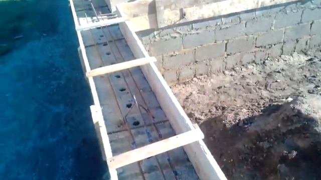 Армирование армопояса фундамента