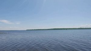 Национальный парк Самарская лука. Вид со стороны села Малая Рязань. Волга. Пещера Степана Разина.