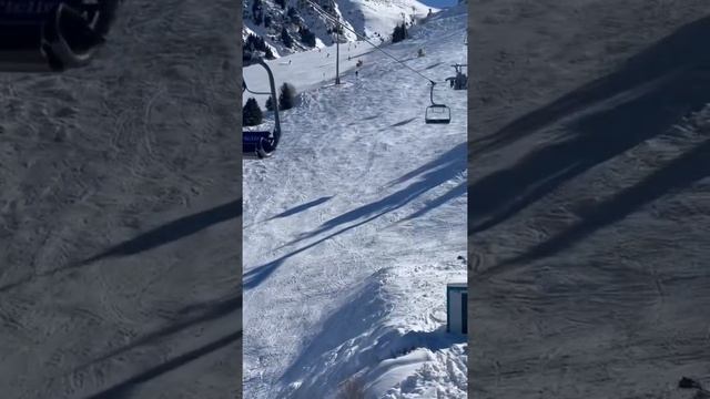 Алматы. Горнолыжный курорт Шымбулак. Февраль 2022. Наши горы. Ski resort Shymbulak. Mountains.