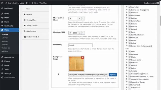 Interactive Geo Maps Pro - Visual Settings Overview - WordPress Plugin смотреть онлайн