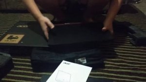 Распаковка и проверка ноутбука