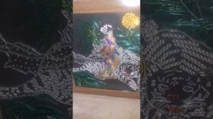 Картины из страз на стекле