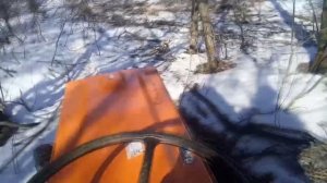 Первая поездка... Это был лес... | Испытание минитрактора Кубота