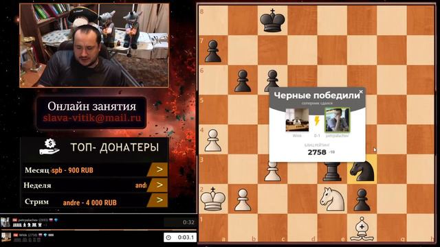 Шахматы. Блиц на Chess.com 2700+ смотреть онлайн