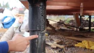 Исправление косяков свайно-винтового фундамента. Последствия неправильного монтажа винтовых свай.