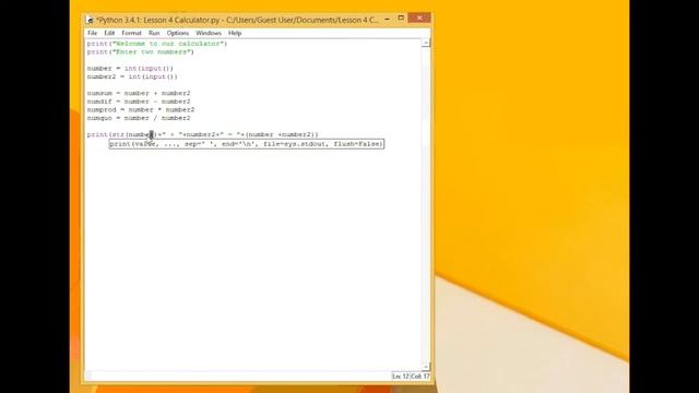 Beginner Python Tutorial 4 - Building a calculator смотреть онлайн
