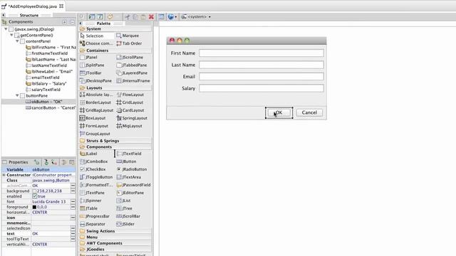 Java JDBC Tutorial - Part 12.6: Connect Java Swing GUI to a MySQL Database - Create a Form to Add смотреть онлайн