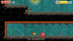 Red Ball 4 Level 73 - Level 73 Walkthrough - Into The Caves Level 73