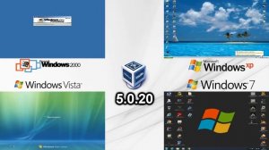 Windows 2000 vs XP vs Vista vs 7 Startup - VirtualBox 5.0.20