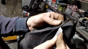 НОВЫЙ ЧЕХОЛ БЕСПЛАТНО - перетянул сидение на скутере /Своими руками чехол на сидение #SemenovHunter