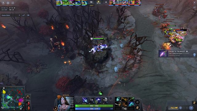 when Mirana is a god gamer in Dota 2 смотреть онлайн