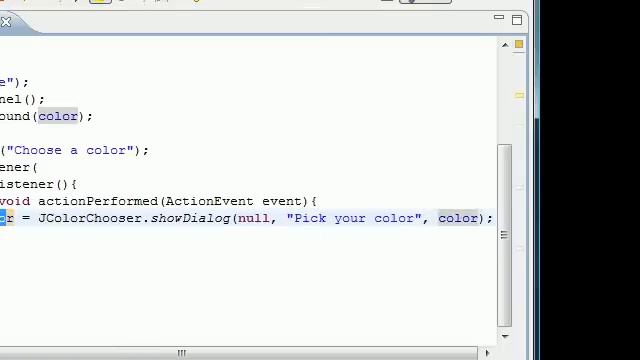 Java Programming Tutorial - 85 - JColorChooser смотреть онлайн