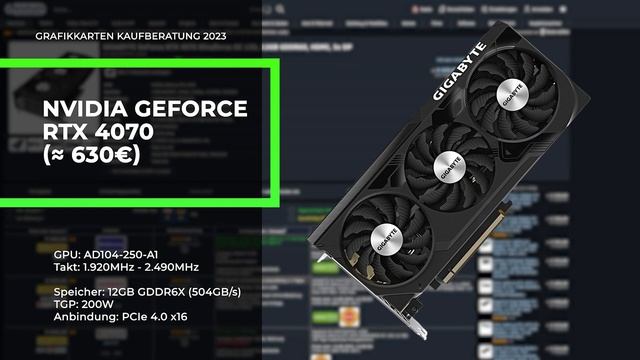 Die BESTEN GAMING GRAFIKKARTEN 2023! | Nvidia & AMD - Kaufberatung