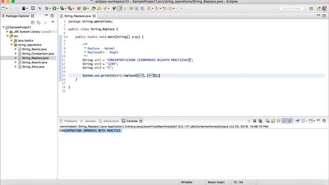 00021 String Replace Operations: Learn How to Code The Complete Core Java Programming Course смотреть онлайн