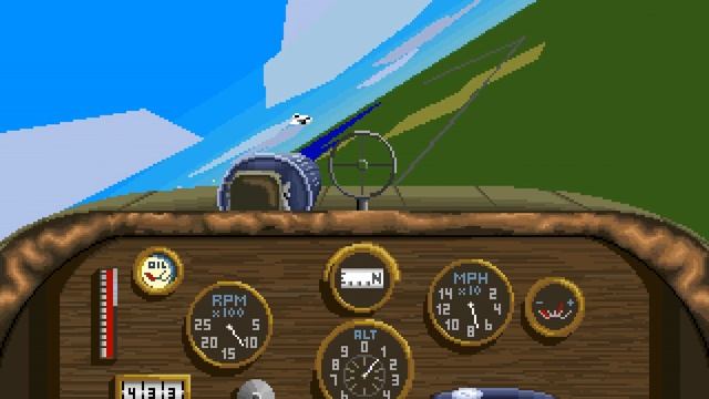 Knights of the Sky (PC/DOS) "Flight Training" 1990, MicroProse, MT-32 смотреть онлайн