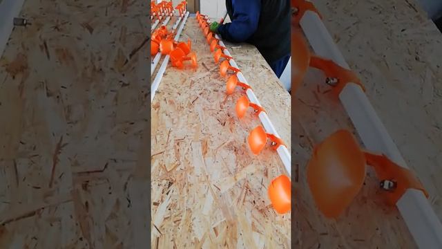 Обзор сборки системы поения для бройлеров от фирмы "Big Dutchman" без коментариев 2020 г.