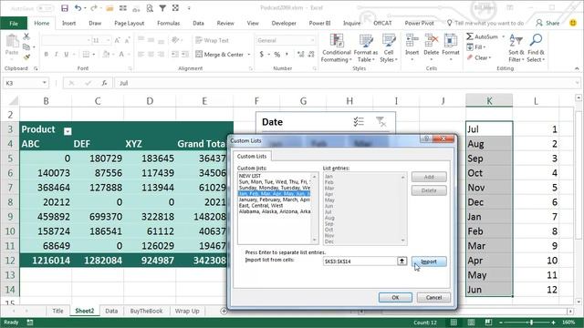 Excel - Sorting Slicers Using a Custom List in Excel - Episode 2069