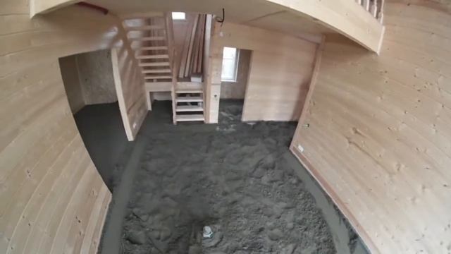монтаж тёплого пола в каркасном доме со стяжкой