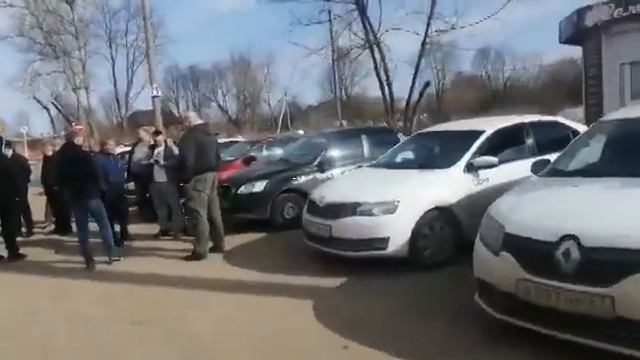 Забастовка Таксистов г Вязьма 29.03.21 смотреть онлайн