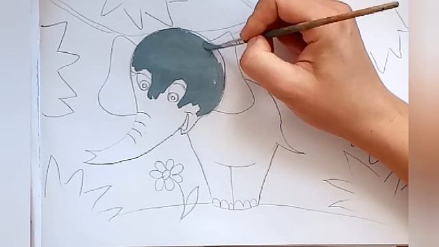 Рисуем сказку про ? слонёнка 4+