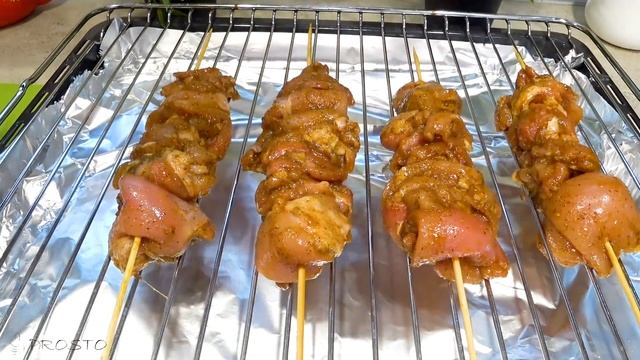 НОВИНКА! ЭТО ОЧЕНЬ ПРОСТО! СОЧНЫЕ, НЕЖНЫЕ Куриные шашлычки в устричном соусе. Шашлык в духовке