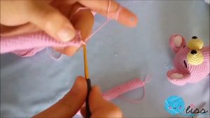 amigurumi pembe panter yapımı | bölüm 4 | Pink panther construction | part 4 | biss