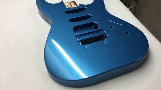 Lake Placid Blue refinish- Shadow guitars смотреть онлайн