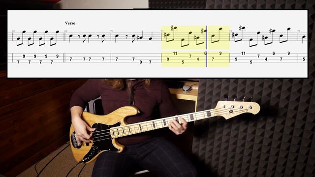 Blondie - Atomic (bass cover by Harry) смотреть онлайн