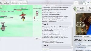 Legendary Pokemon Metronome Tournament - Top 64 - Tapu Bulu Vs Magearna