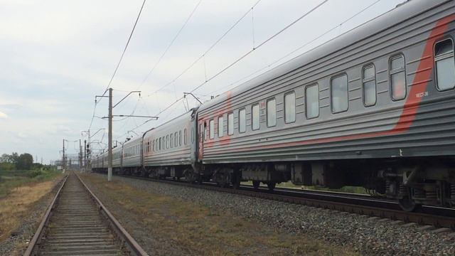 Электровоз ЭП2К-029 с поездом №155 Красноярск - Москва смотреть онлайн