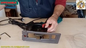 Hychika - Mini Sierra circular CS-115C - 750W - 3000RPM. Review, unpacking, unboxing