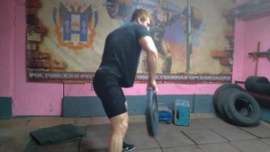 Подбрасывание блина 25 кг