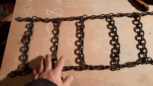 Цепи противоскольжения на жигулёвские колёса для мотоблока Нева МБ-2