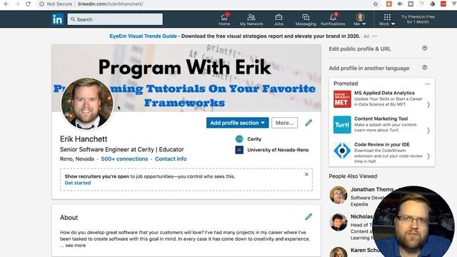 5 Tips For An Awesome Web Development LinkedIn Profile // Tips For A LinkedIn Profile for Developer