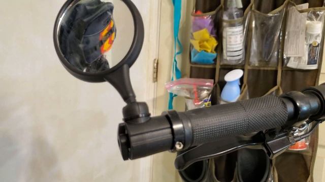 Rear View Mirror for Bike & Electric Scooter Handlebar End - Easy Installation смотреть онлайн