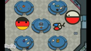 Country balls/ in Among us/