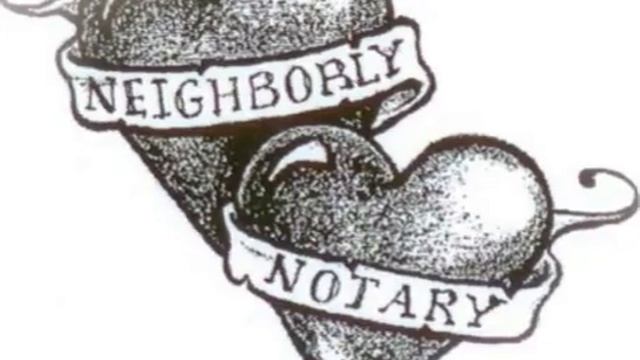 Neighborly Notarys retro double-heart tattoo GIF by Neighborly Notary