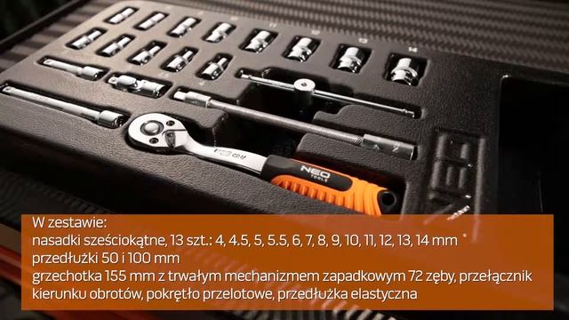 NEO 84-237 Zestaw kluczy nasadowych смотреть онлайн