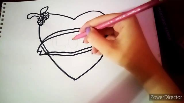How to draw a heart with a Inscription ✨?️✨Как нарисовать сердце с надписью смотреть онлайн